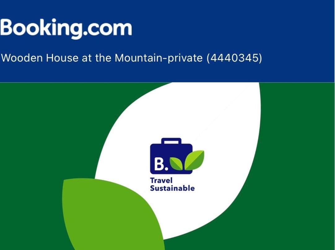 Hostal Wooden House At The Mountain-Private Paránimfoi Exterior foto